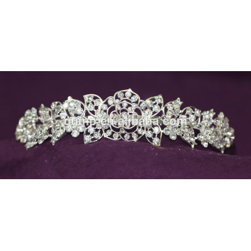 Gute Qualität Charming New Designed Custom Crystal Crowns Hochzeit Tiara